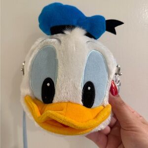 Donald Duck Plush Mini Bag with ID holder